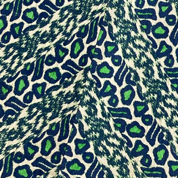 ♥ Plenty by Tracy Reese Sleeveless Cheetah Print Dress in Blue/Green SMALL   - H - Picture 5 of 8